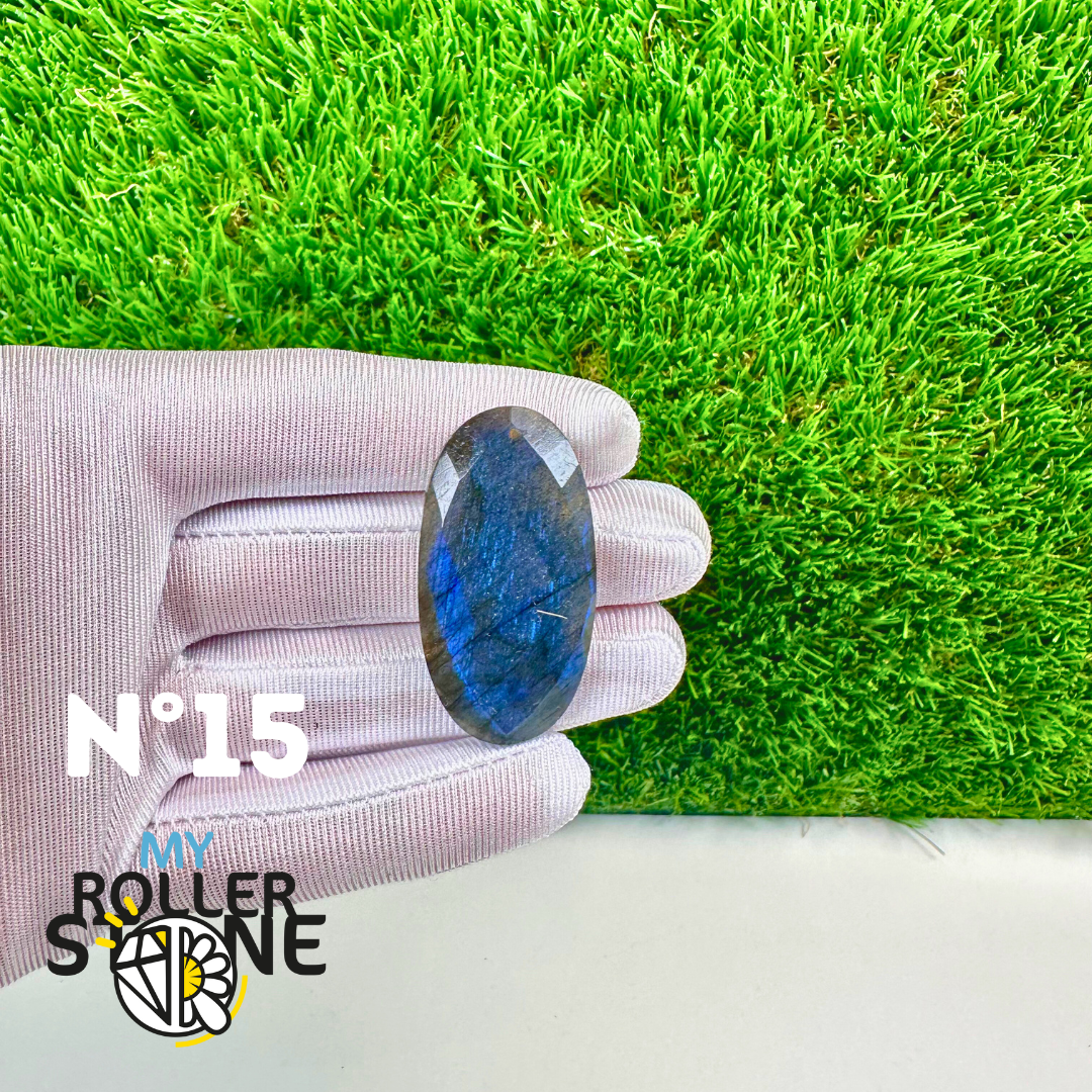 Pendentifs Labradorite blue fire Facettée 5A