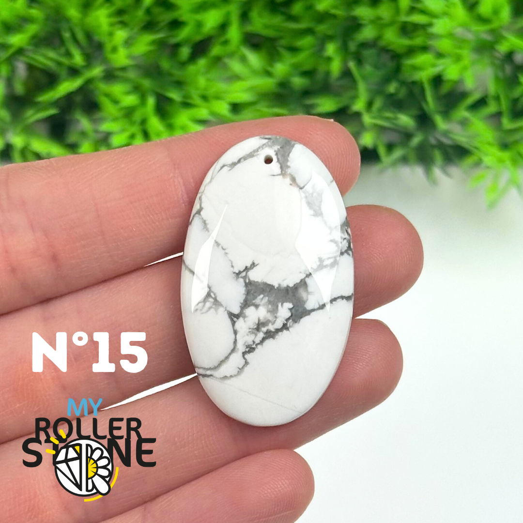 Pendentif Howlite 5A