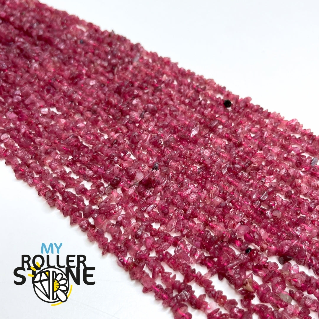 Perle Chips en Tourmaline Rose