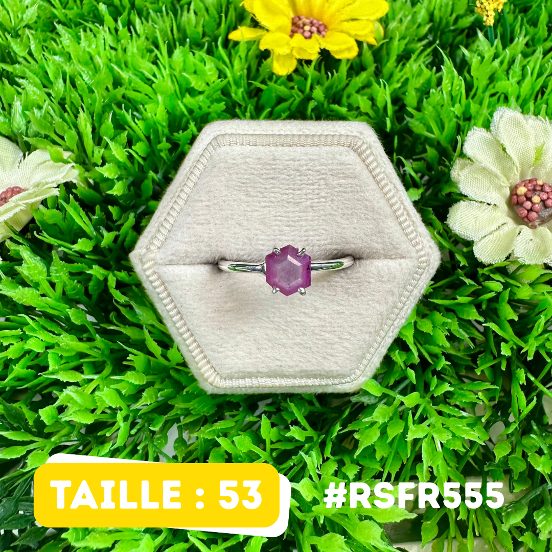 Bague Rubis Stalactite Argent 925 #RSFR555