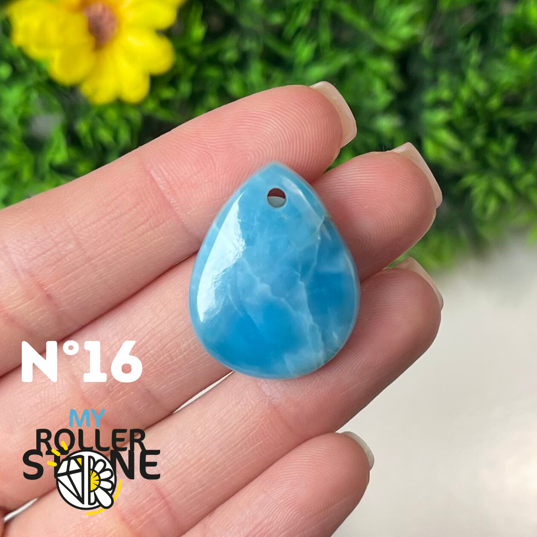 Pendentif Larimar 5A percé