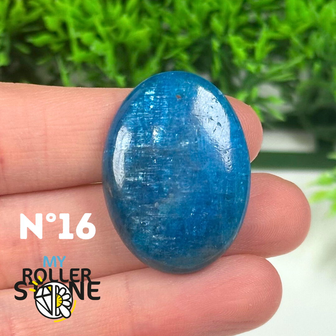 Pendentif Apatite bleue 5A
