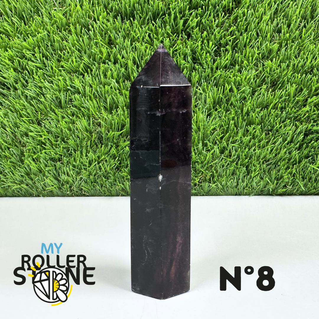 Pointes Pierre Fluorite Arc-en-Ciel