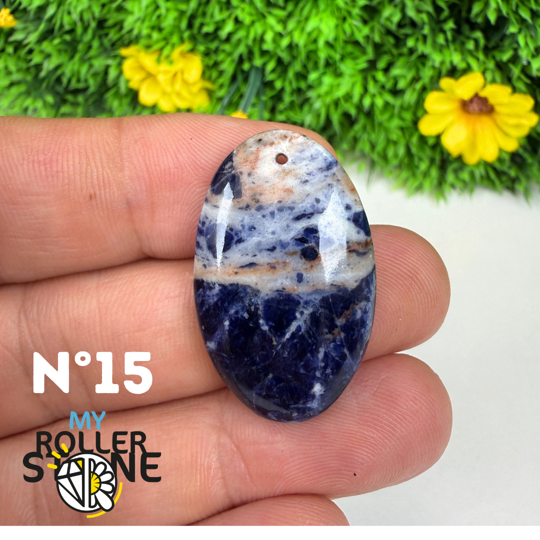 Pendentifs Percés Sodalite 5A