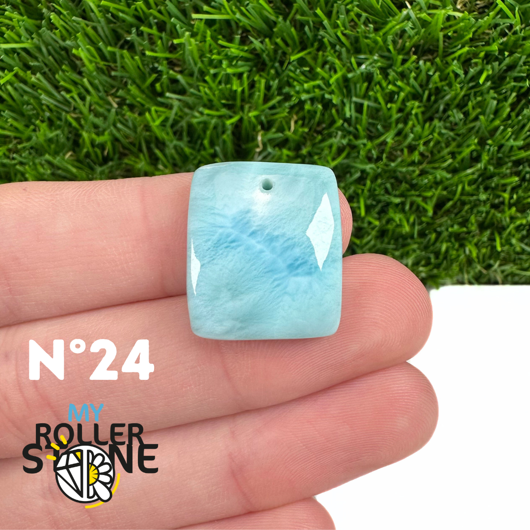 Pendentif Larimar 5A percé