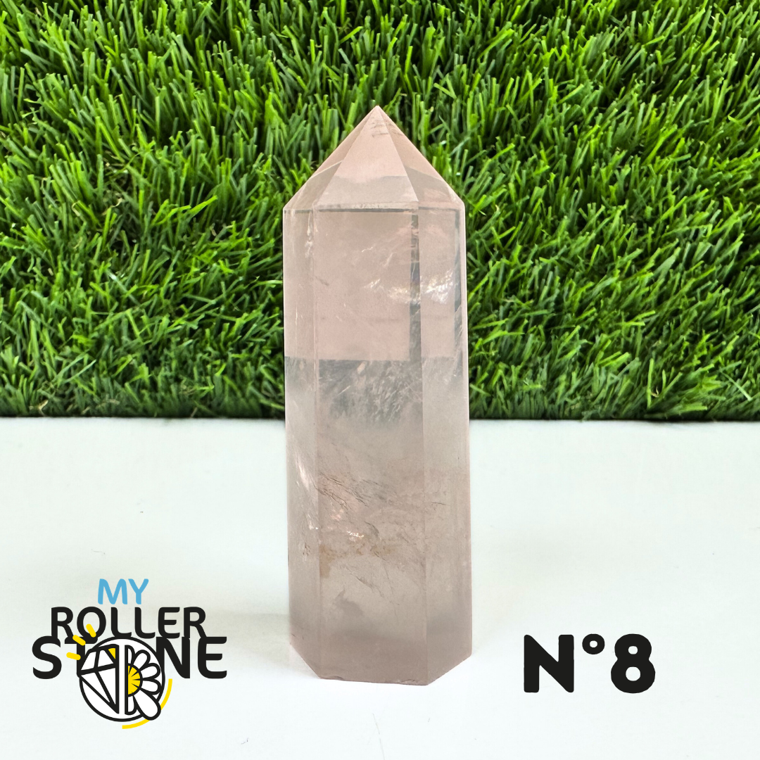 Pointes Pierre Quartz Rose