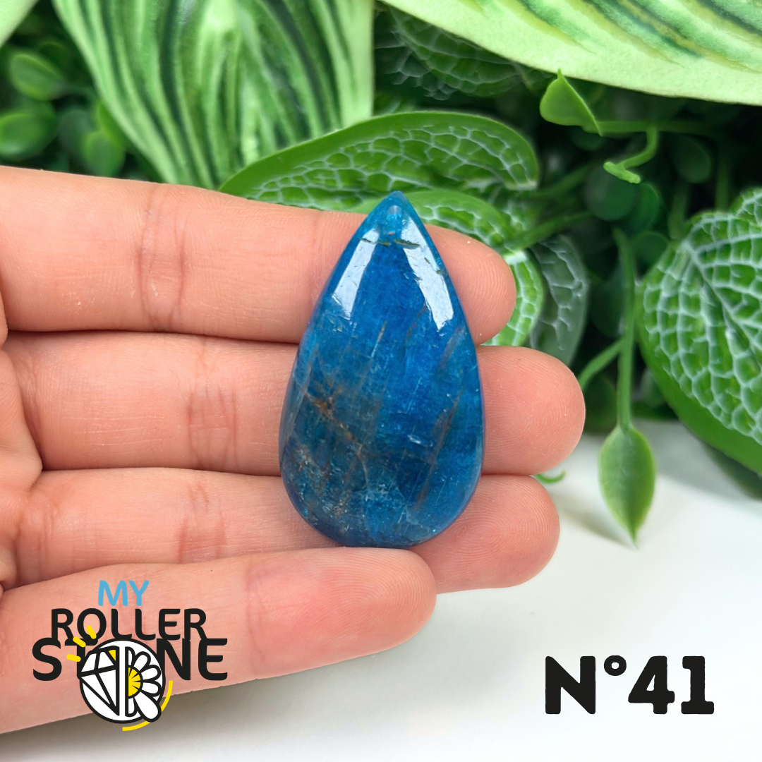 Pendentif Apatite bleue 5A
