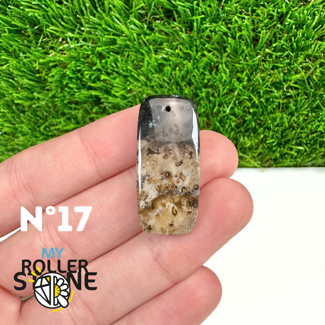 Pendentif Agate Racine de Palmier