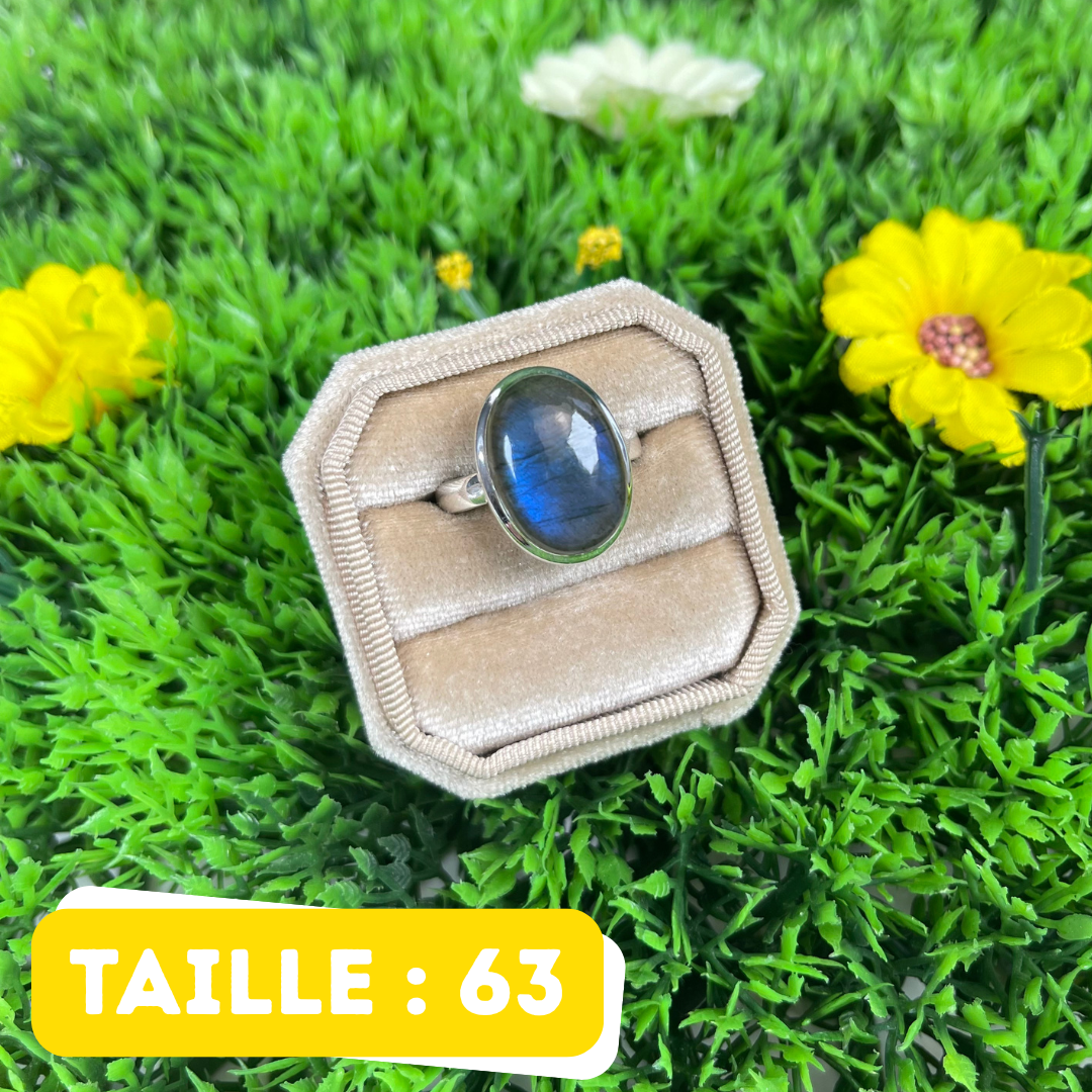 Bague Labradorite Bluefire #316