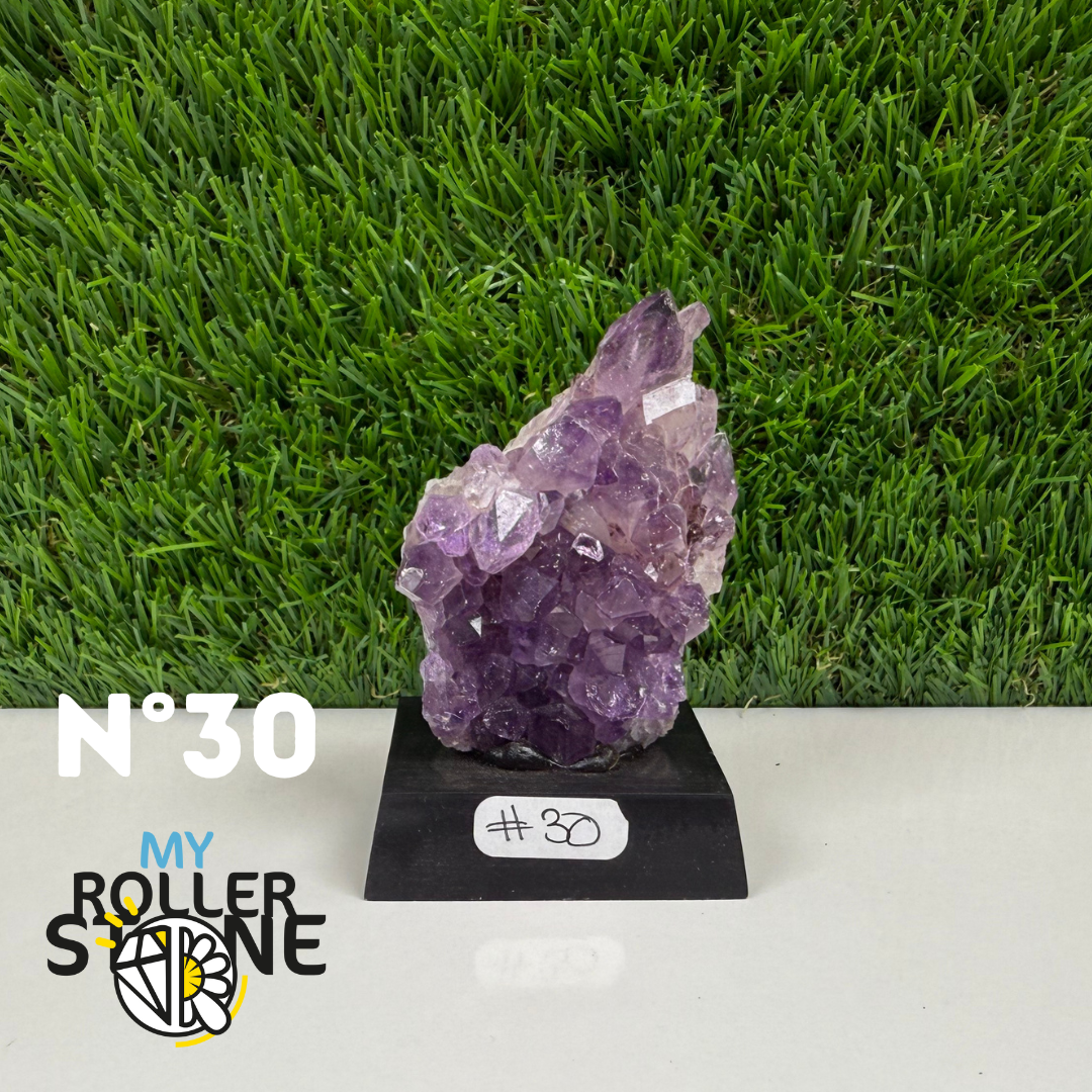 Améthyste sur socle