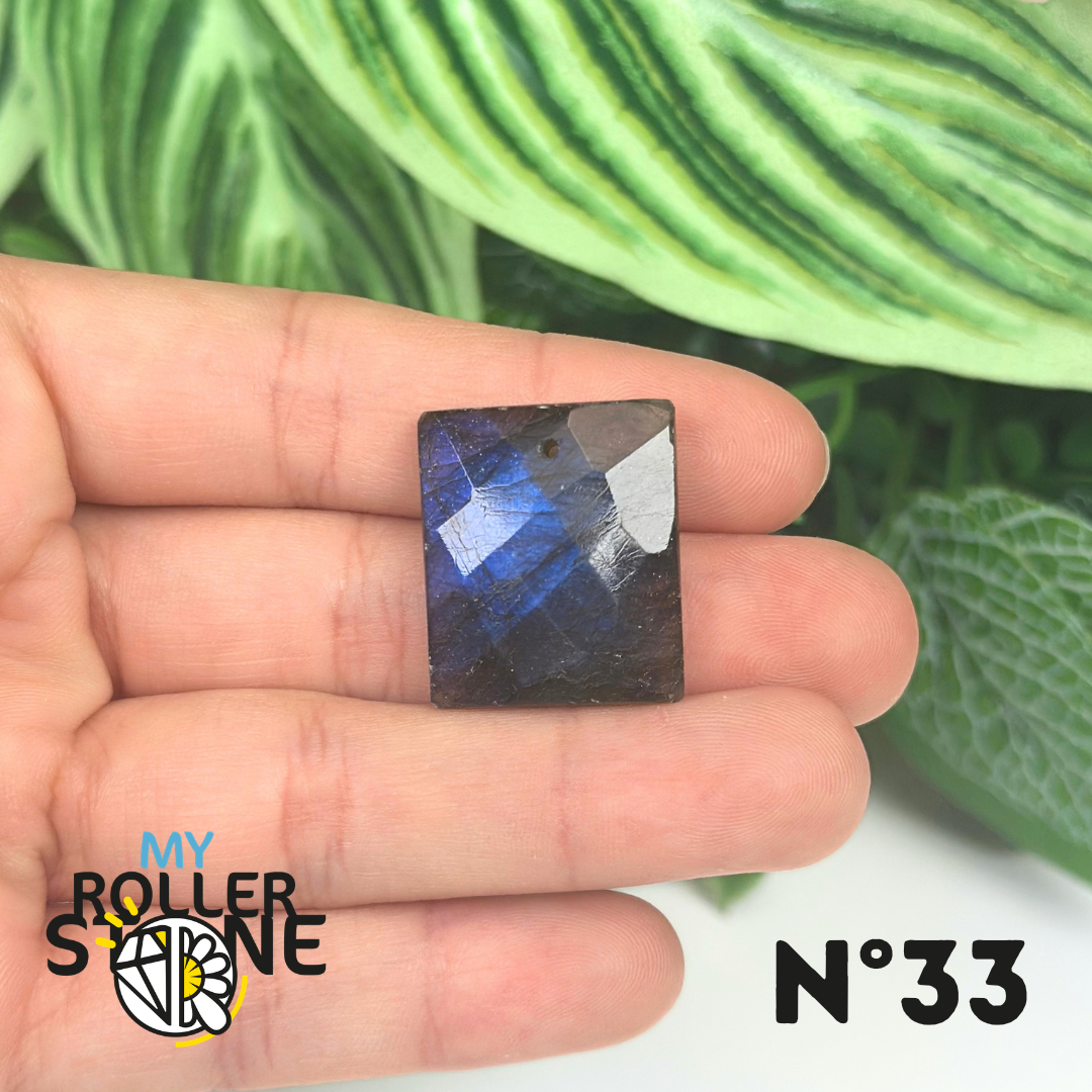 Pendentifs Labradorite Blue Fire Facettée 5A