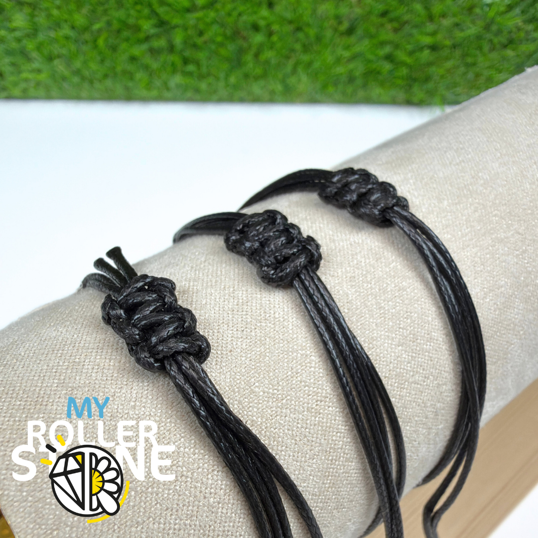 Bracelet Trèfle à Quatre Feuilles Réglable – Acier Inoxydable Argenté