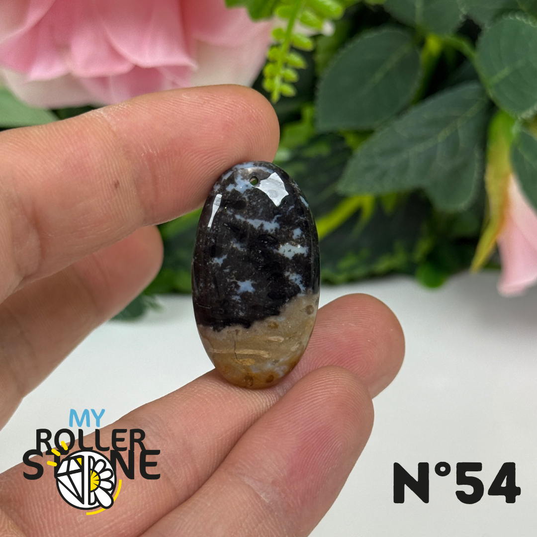 Pendentif Agate Racine de Palmier