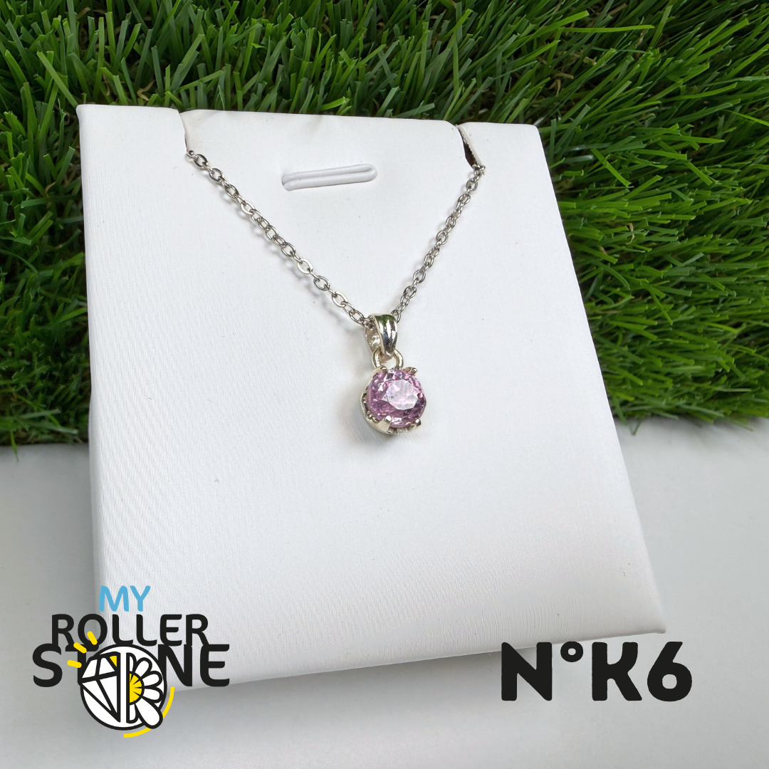 Pendentif Kunzite Qualité Gemme Argent 925 K6