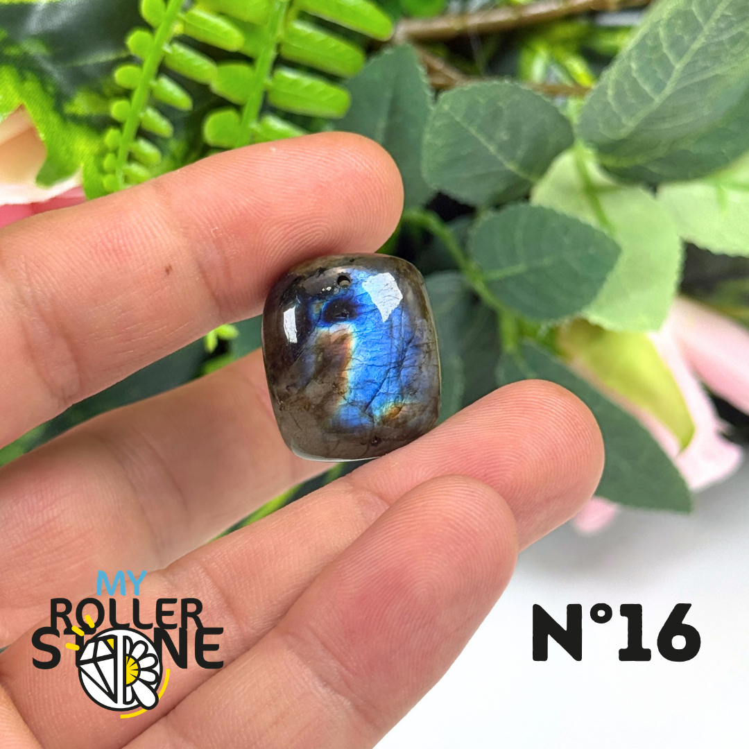 Pendentif Percé Labradorite Multi Fire 5A