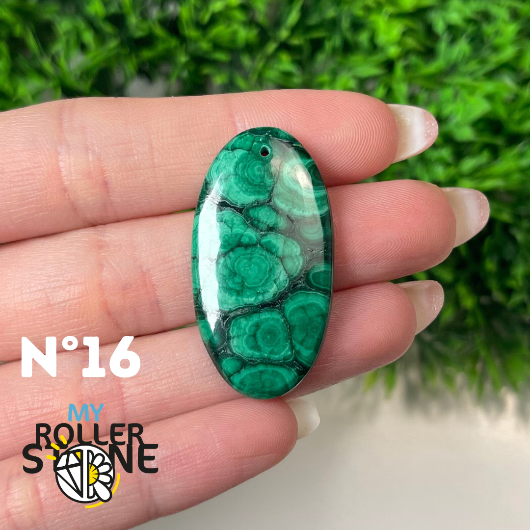 Pendentif Malachite 5A percé