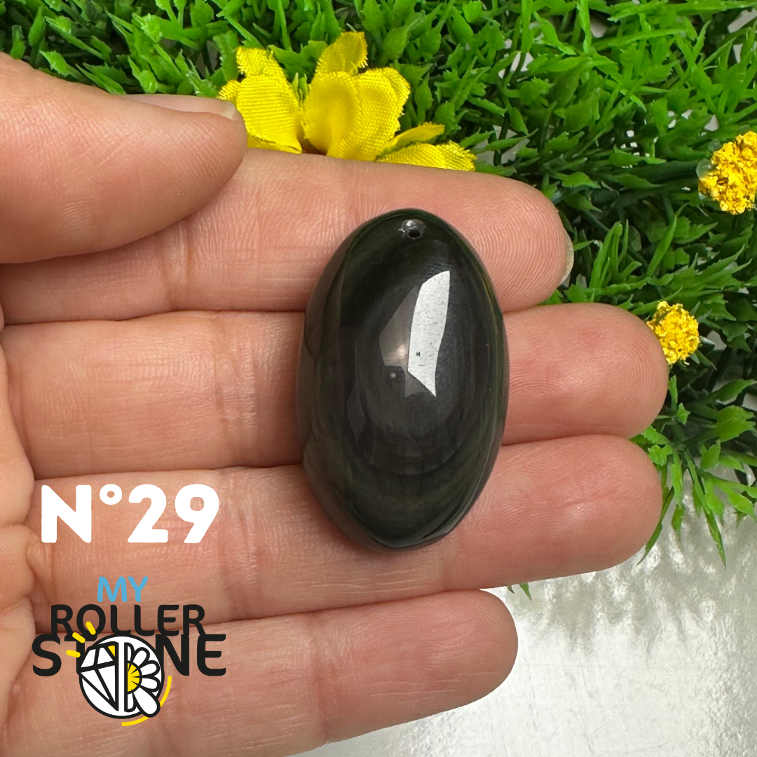 Pendentif Obsidienne Arc-en-Ciel 5A (Oeil céleste)