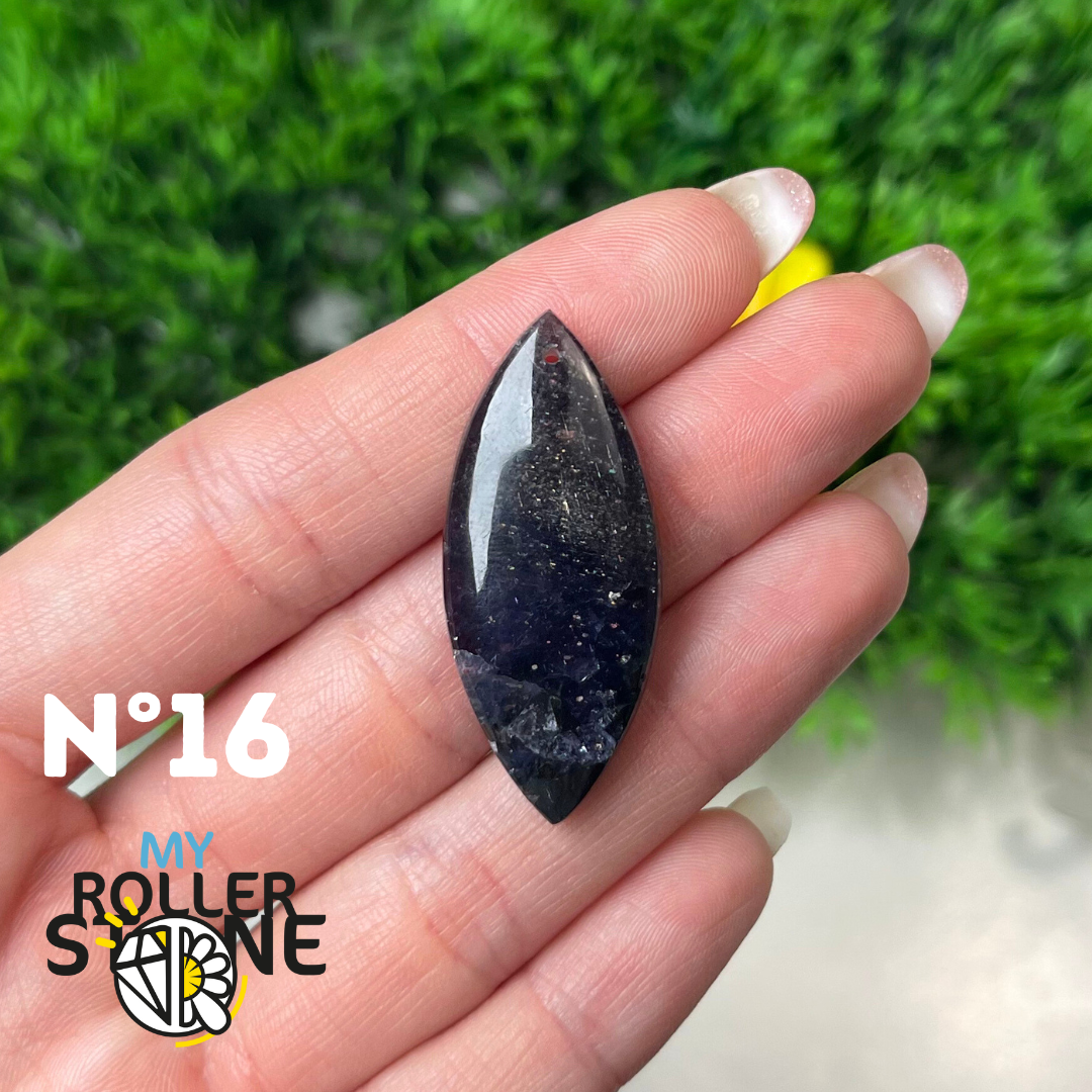 Pendentif Iolite Sunstone 5A