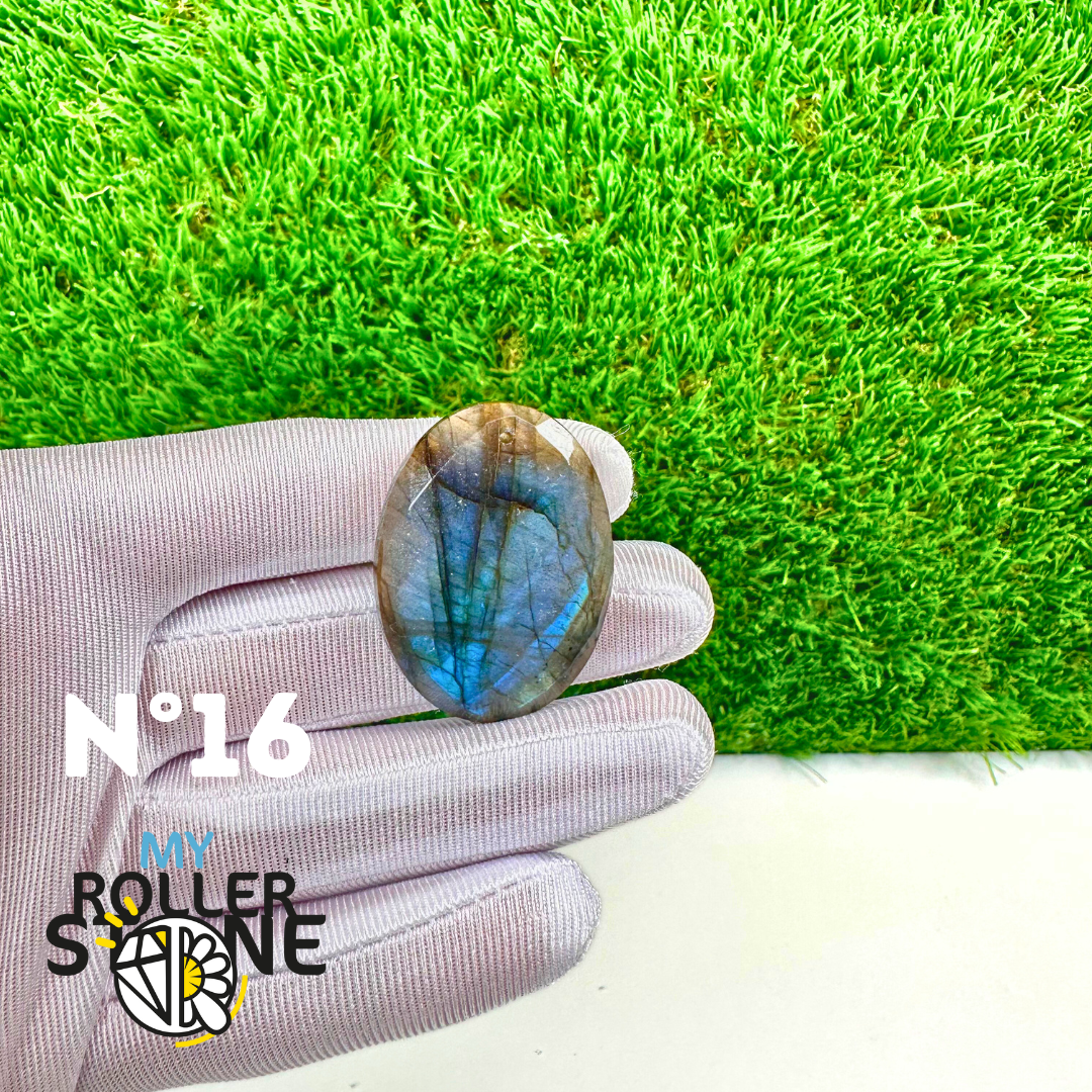 Pendentifs Labradorite blue fire Facettée 5A