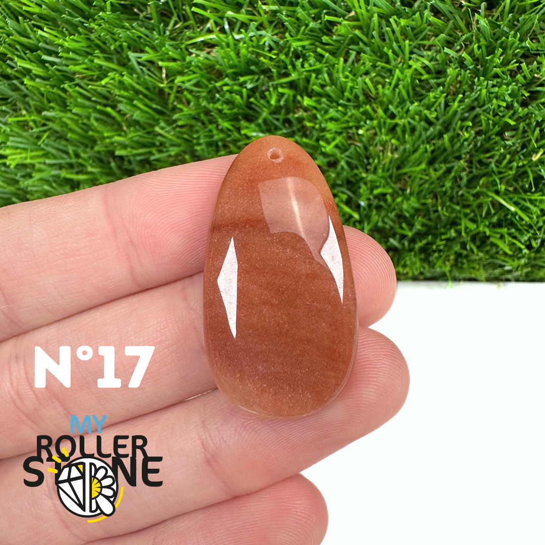 Pendentif Percé Amazonite Pêche