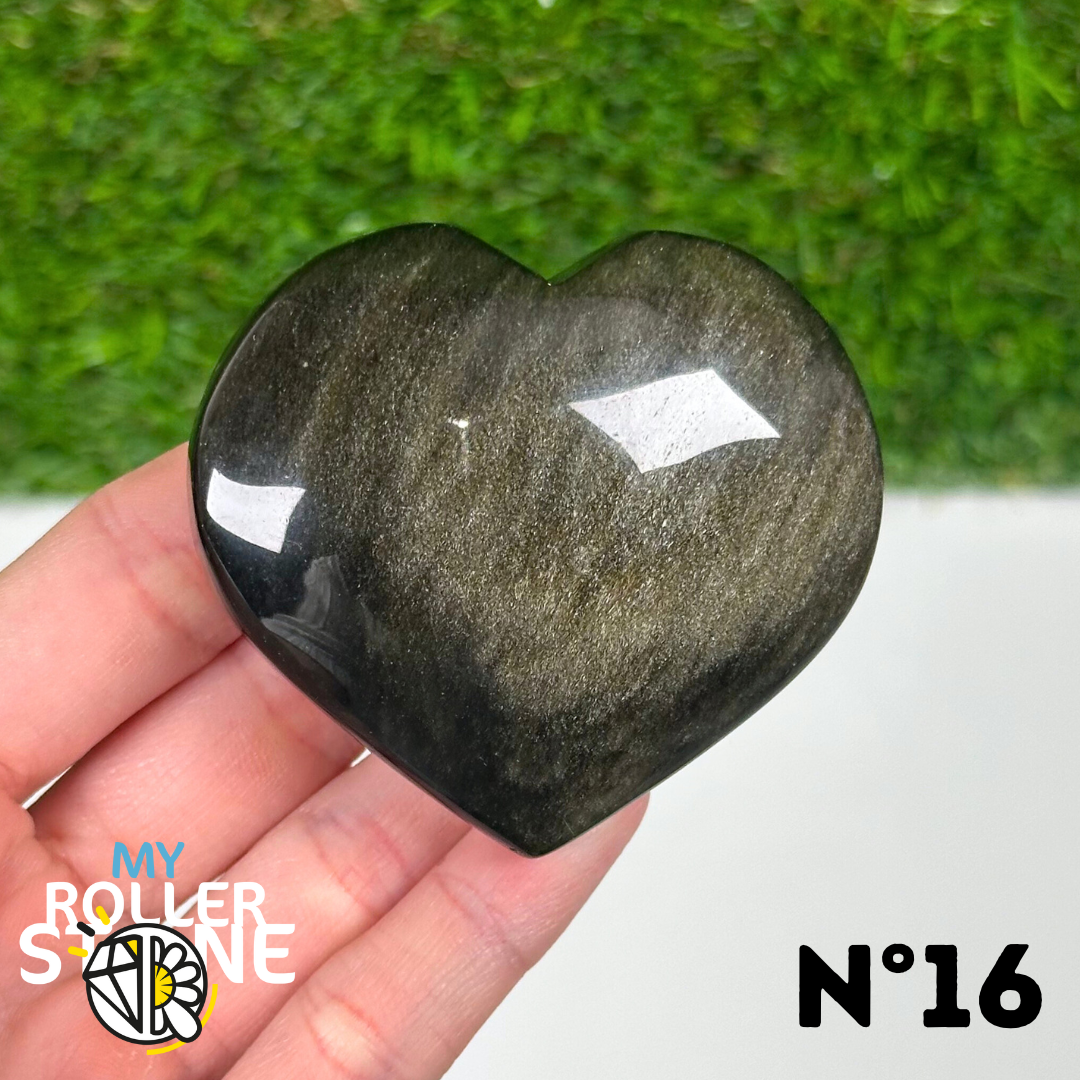Coeur Obsidienne Dorée