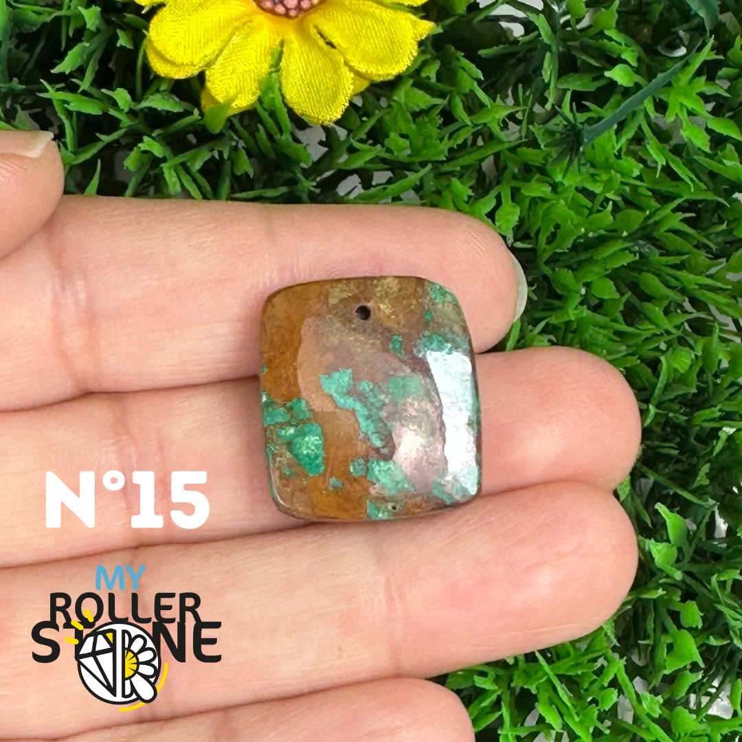 Pendentif Percé Chrysocolle