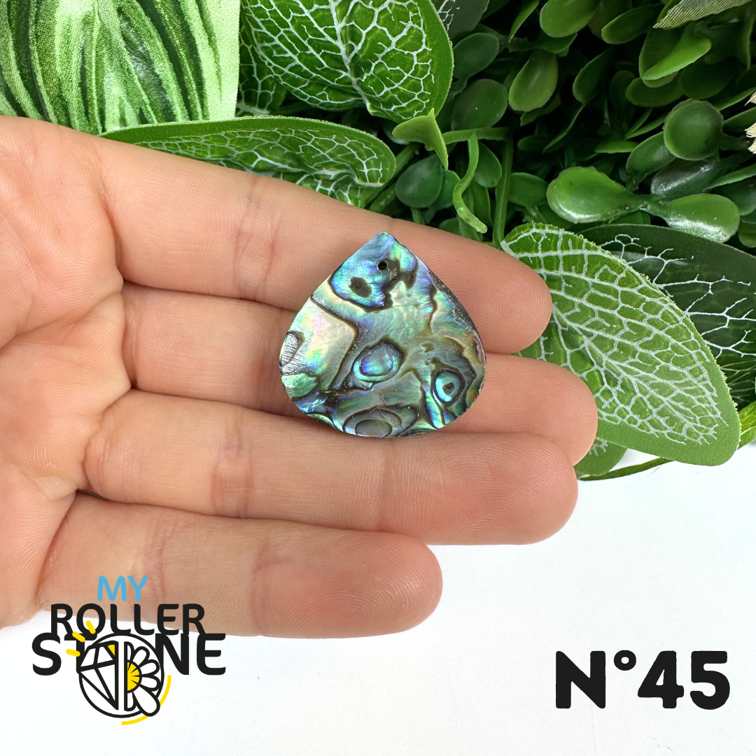 Pendentif en Abalone Forme Libre 5A