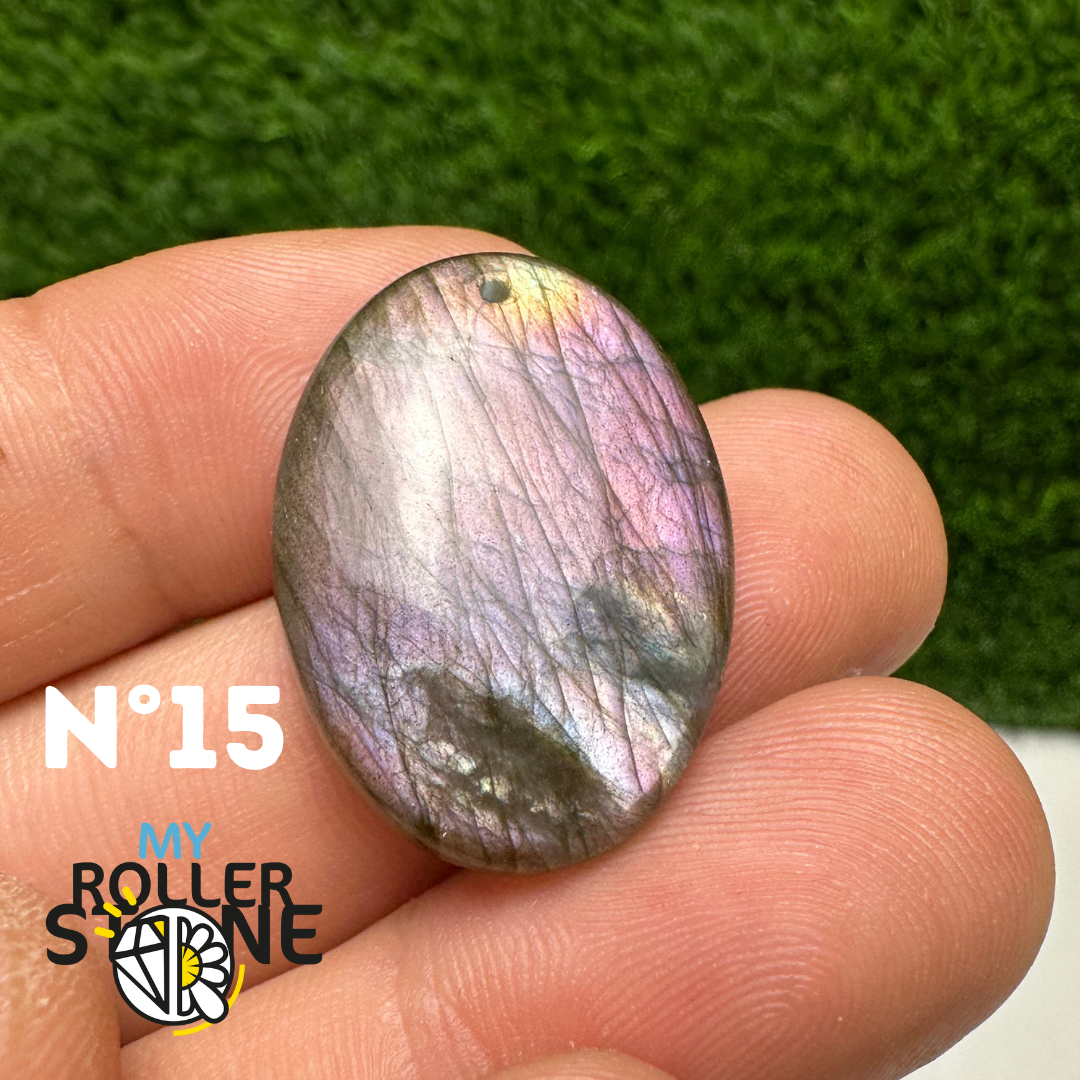 Pendentifs Labradorite Violette forme Libre 5A