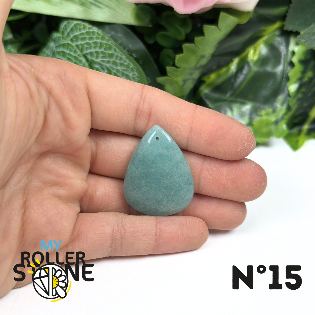 Pendentif Amazonite Brésil 5A
