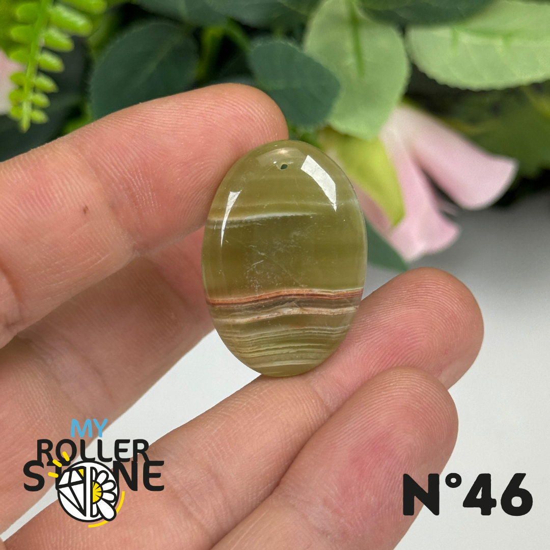 Pendentif Calcite Verte 5A Percé