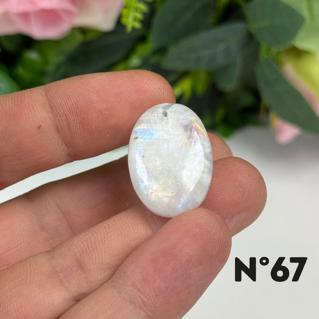 Pendentifs Pierre de lune Forme Libre 5A