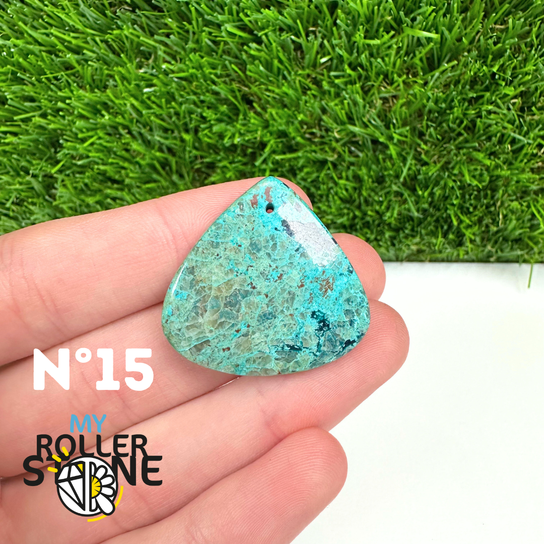 Pendentif Percé Shattuckite 5A