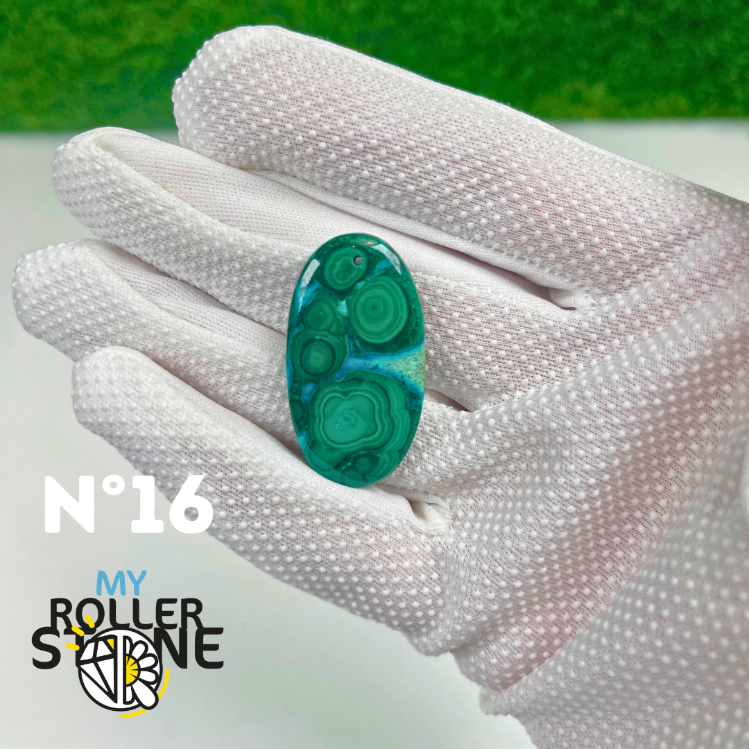 Pendentif Malachite 5A percé