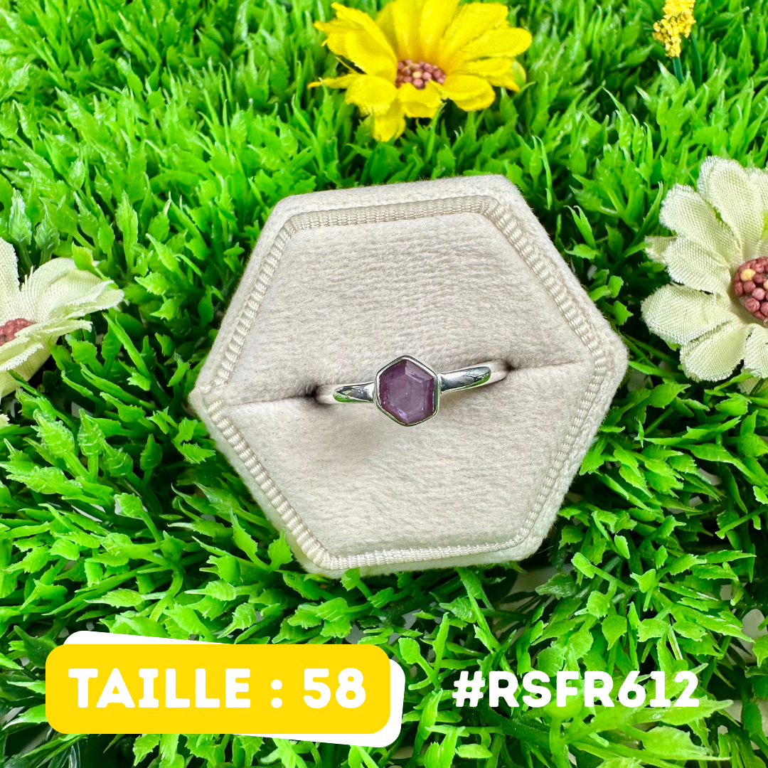 Bague Rubis Stalactite Argent 925 #RSFR612