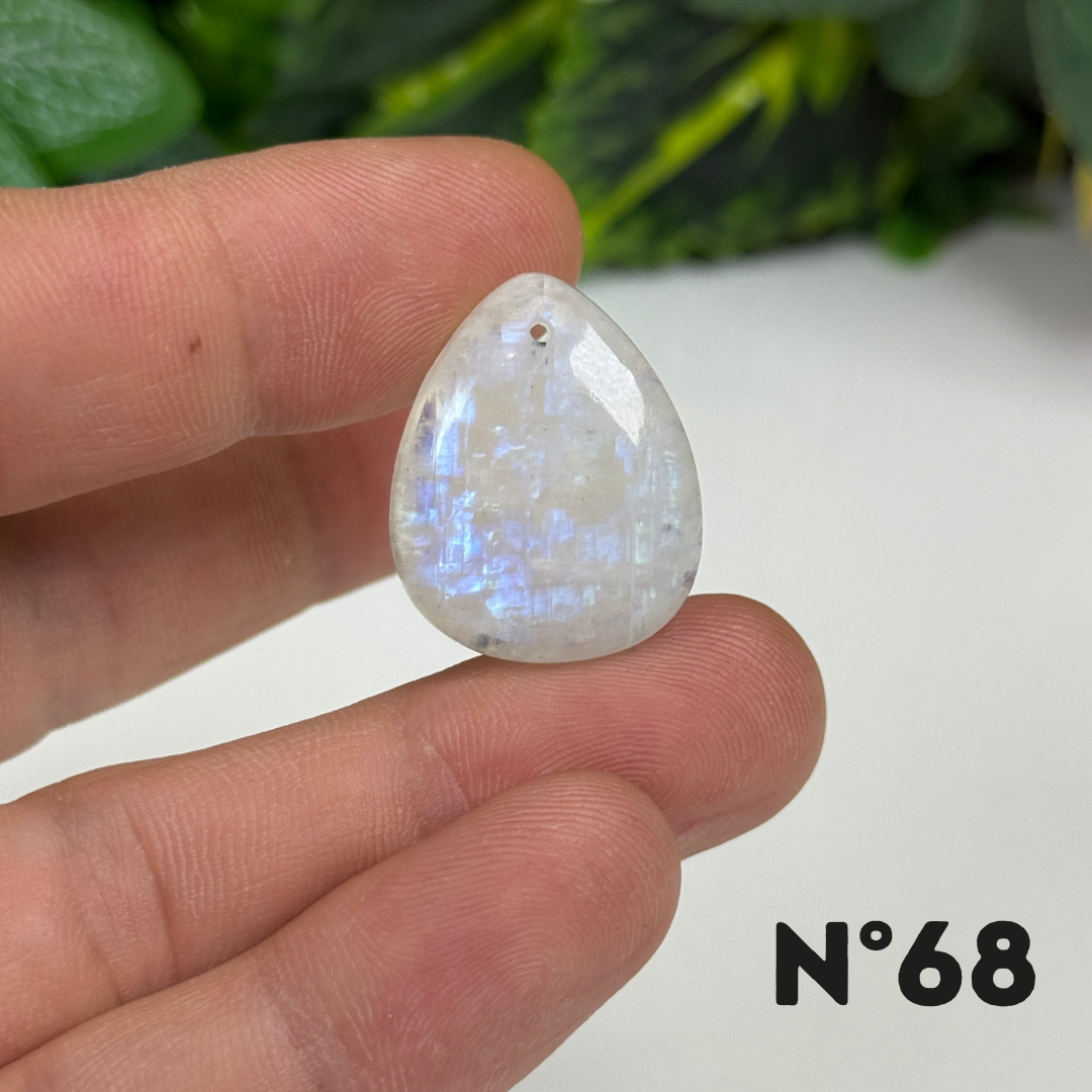 Pendentifs Pierre de lune Forme Libre 5A