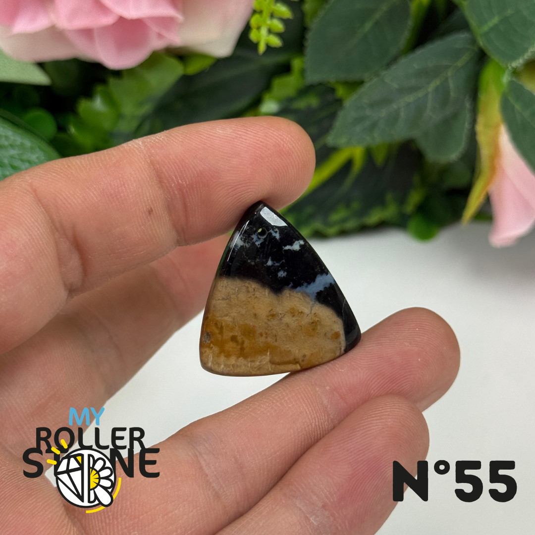 Pendentif Agate Racine de Palmier