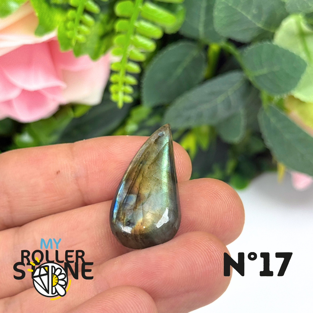 Pendentif Percé Labradorite Multi Fire 5A