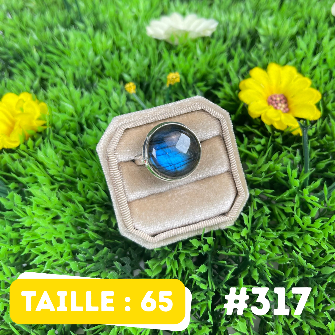 Bague Labradorite Bluefire #317