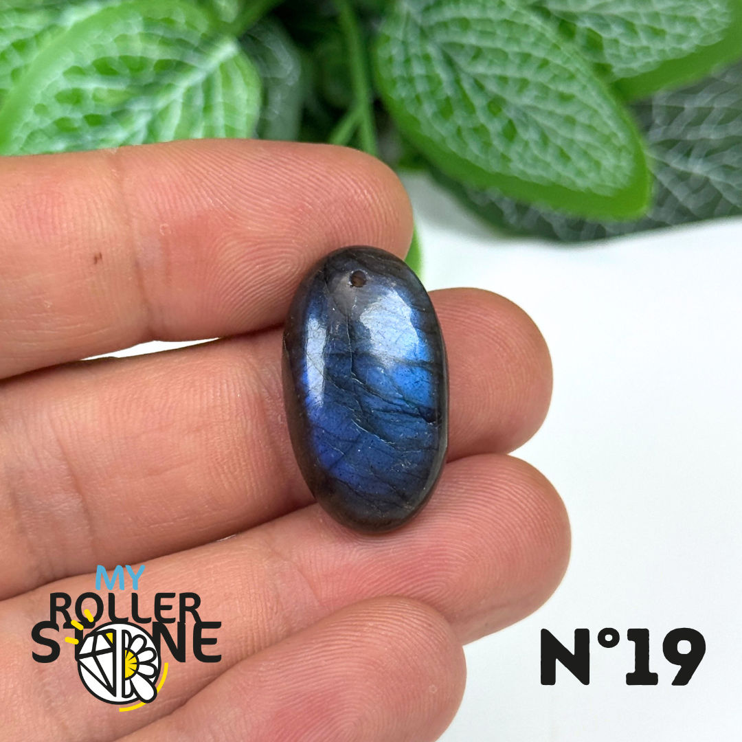 Pendentif Labradorite Blue fire percé 7A