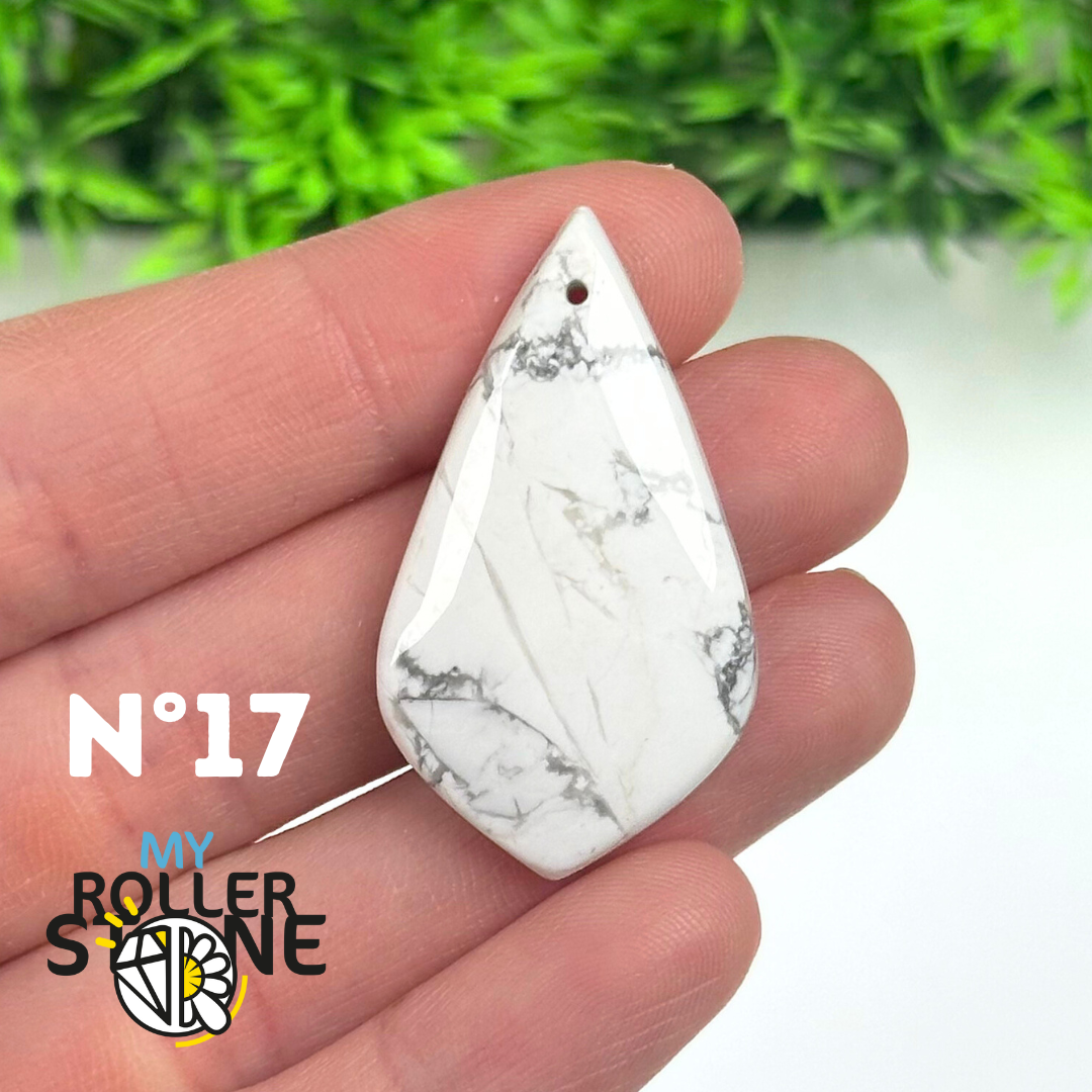Pendentif Howlite 5A