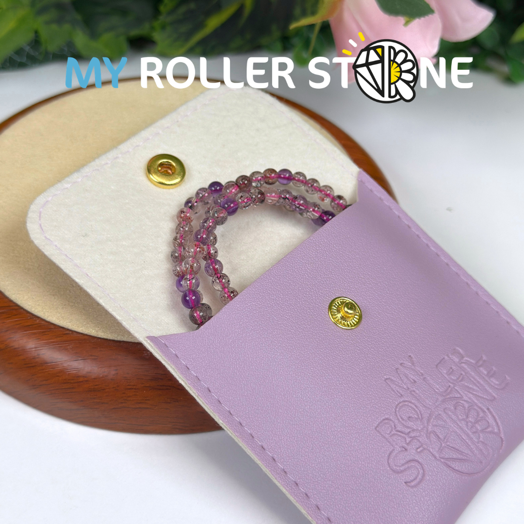 Bracelet perle Triple Rang Super 7 5A