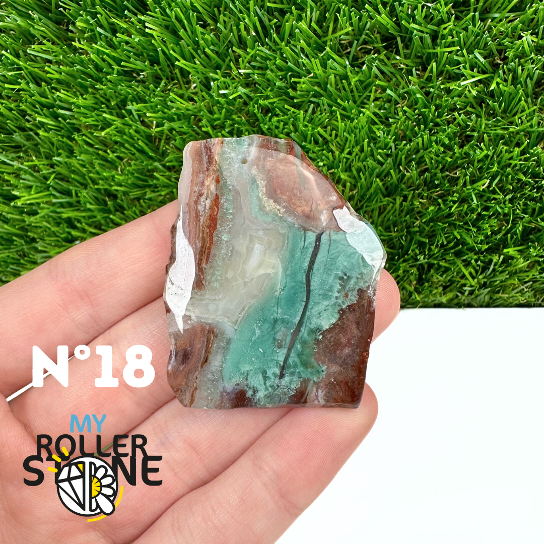 Pendentif Percé Aquaprase tranche 5A