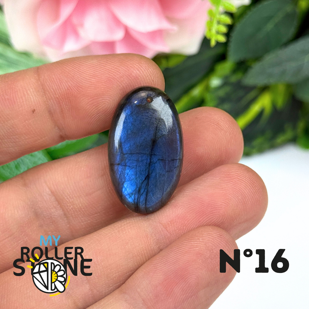 Pendentif Labradorite Blue fire percé 5A