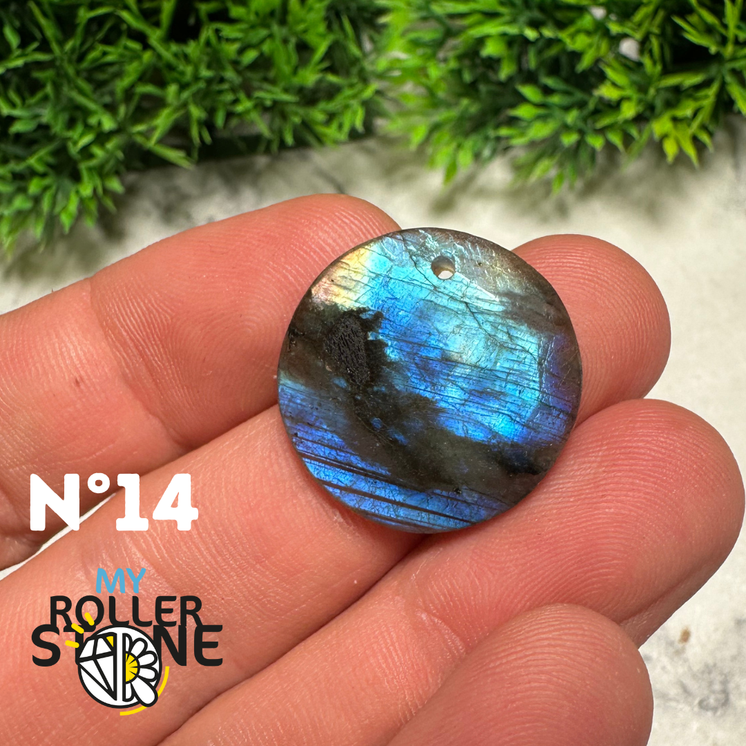 Pendentifs Labradorite forme Libre Facettée