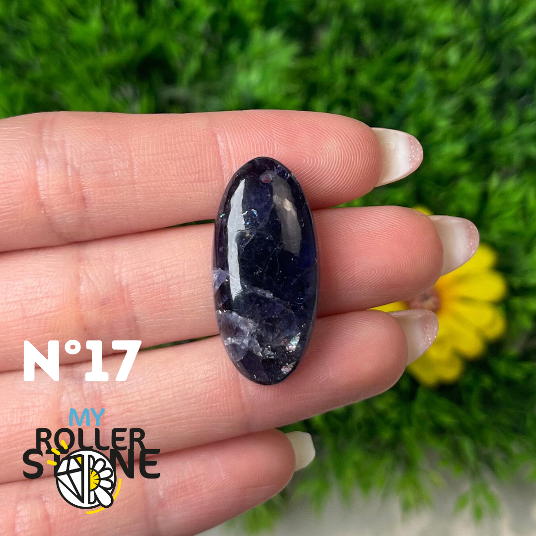 Pendentif Iolite Sunstone 5A