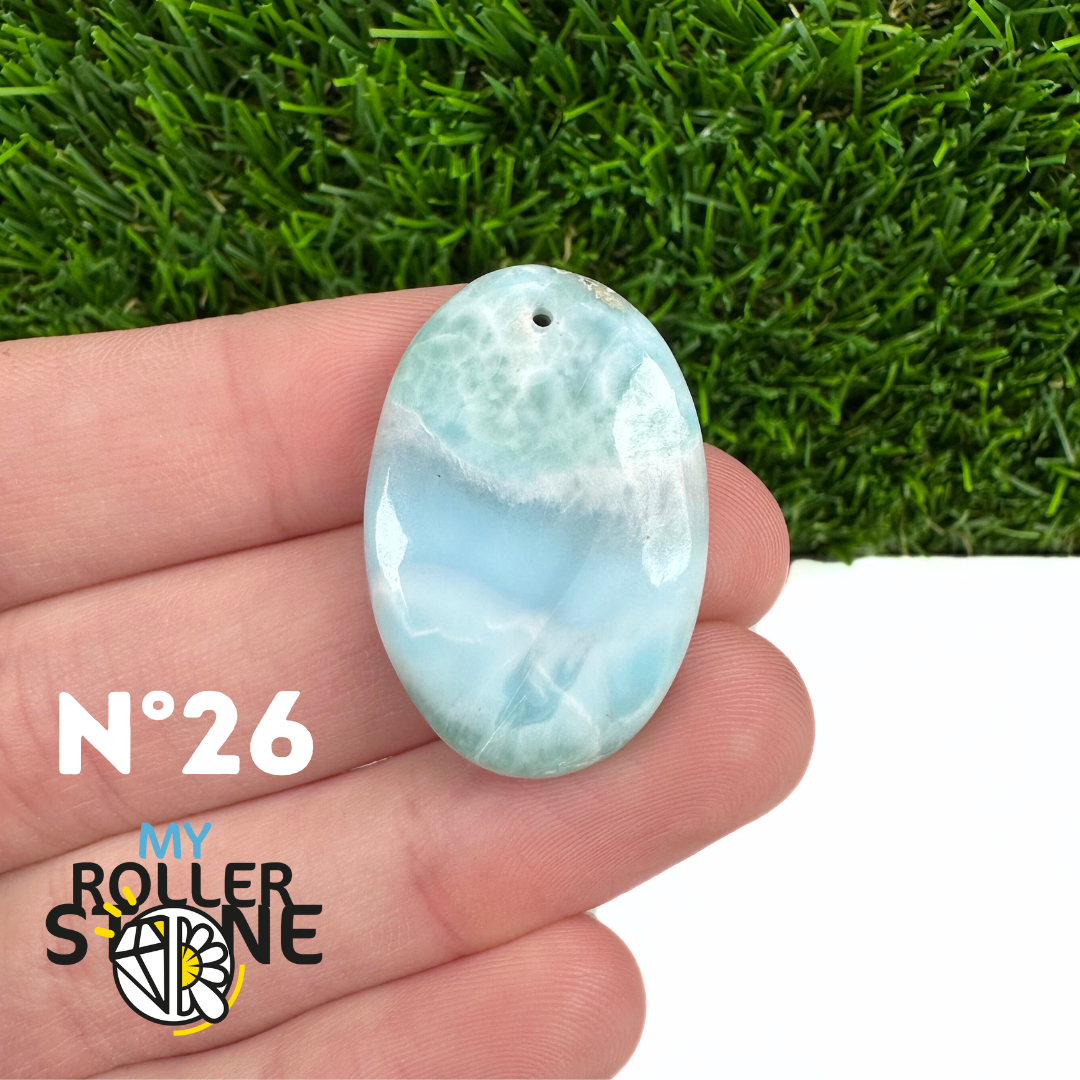 Pendentif Larimar 5A percé