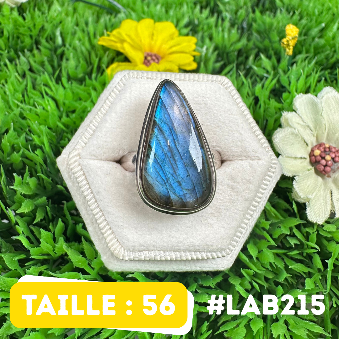 Bague Labradorite Bluefire #LAB215
