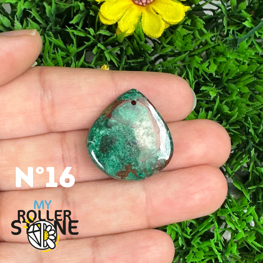 Pendentif Percé Chrysocolle