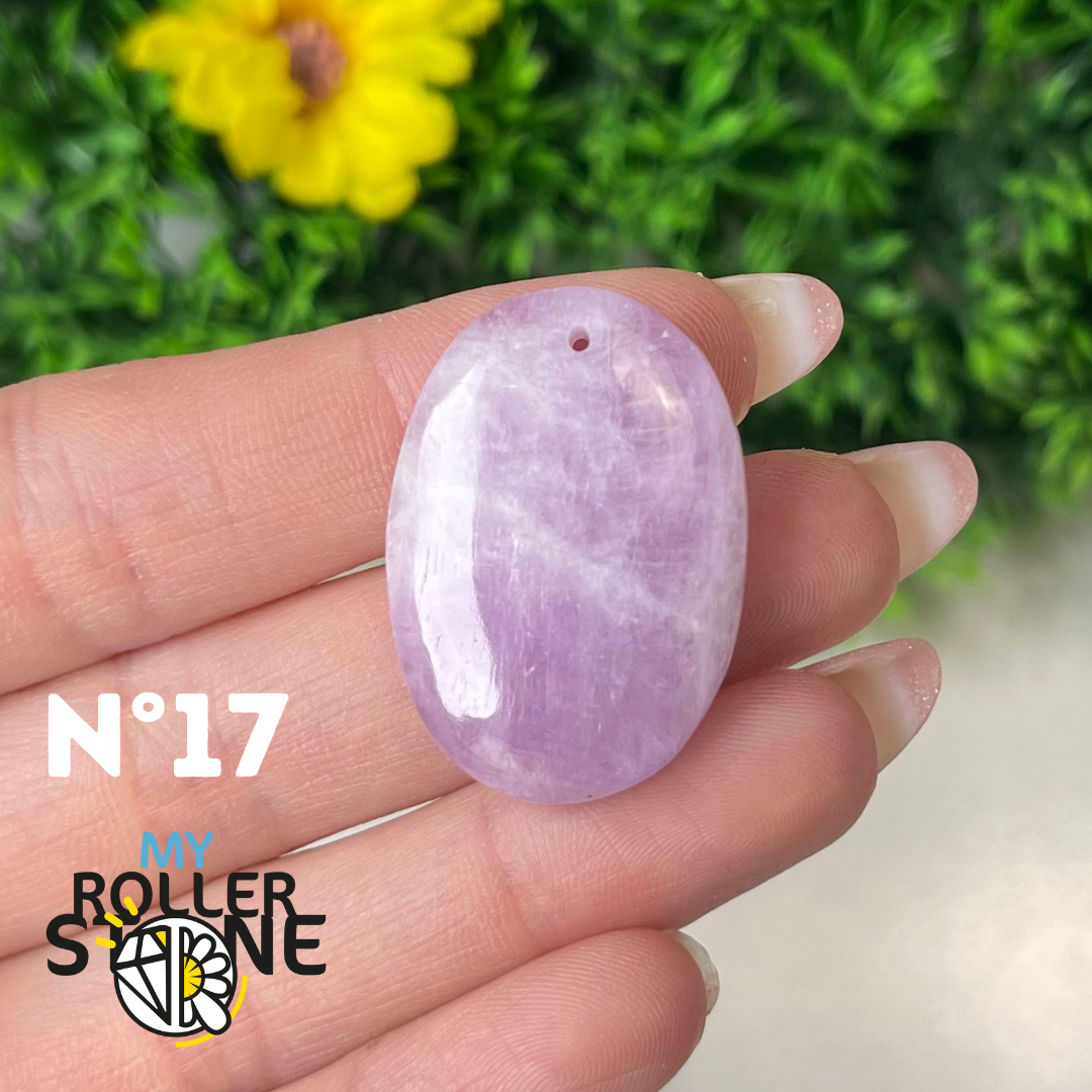 Pendentif Kunzite 5A percé