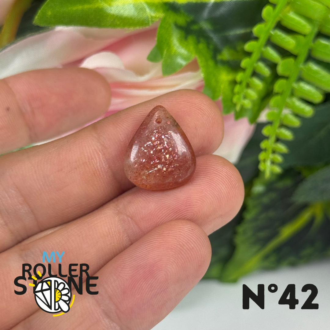 Petit Pendentifs Pierre de Soleil Forme Libre 5A